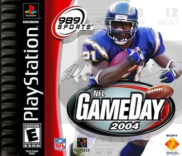 NFL GameDay 2004 (US) box cover front